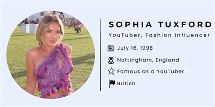 
Sophia Tuxford Height, Weight, Net Worth, Age, Birthday, Wikipedia, Who, Nationality, Biography 